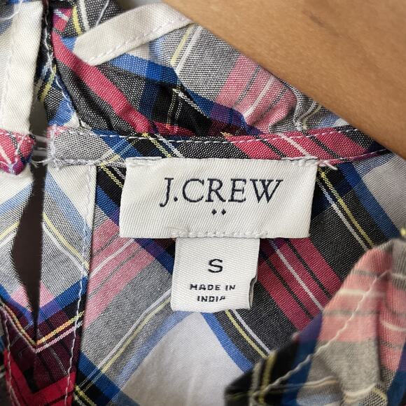J. Crew Factory Cotton-blend poplin ruffleneck top Womens Size Small - Picture 6 of 11